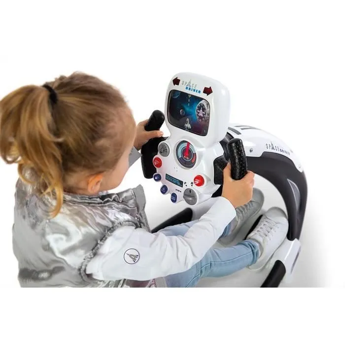 Smoby - V8 Driver Space - Simulateur de Conduite pour Enfant - Navette Spatiale - Volant Electronique-3