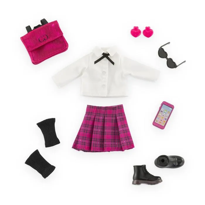 Accessoires poupée - COROLLE - Dressing Collège Anglais - 8 accessoires - dès 4 ans-2
