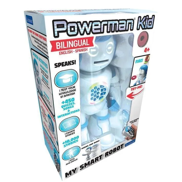 POWERMAN KID® Mon Robot Ludo-Educatif Bilingue Programmable avec Télécommande (Anglais)-5