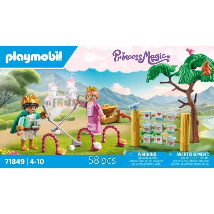 PLAYMOBIL 71849 Jeux de jardin royal avec enfants-6