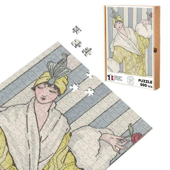 Puzzle Classique - FABULOUS - Iconic Fashion Art Deco - 500 Pièces - Intérieur - Mixte - Adulte-0