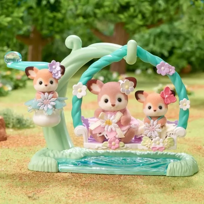 Les bébés Biche et balancelle - SYLVANIAN FAMILIES - 5801-4