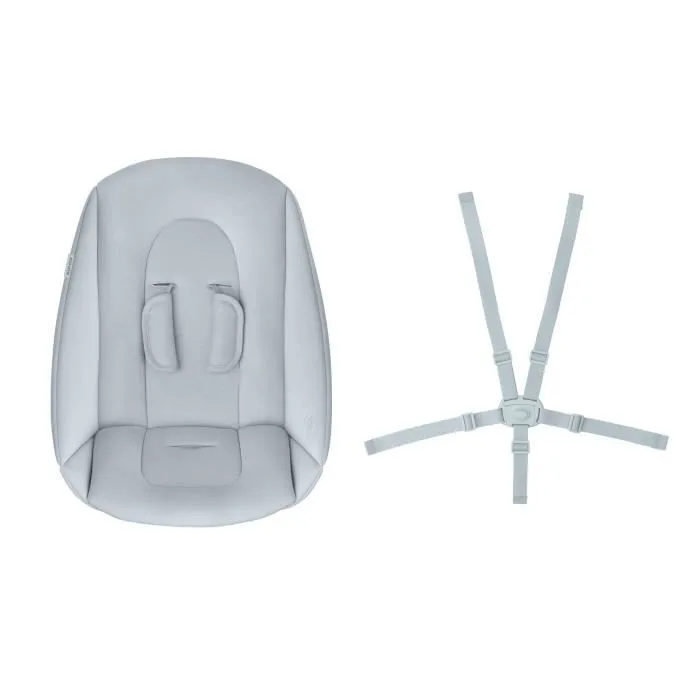 MAXI COSI Kit nouveau-né Chaise haute bois Nesta, De la naissance à 9kg, Beyond Sky Grey-0