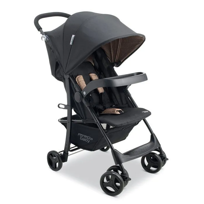 Formula Baby Poussette Pack Travel Light ll avec coque, pliage compact, harnais 5 points-1