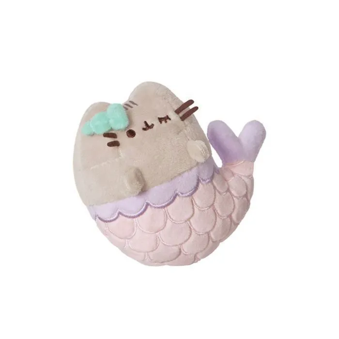Peluche Pusheen Aurora World, 61516, Mermaid Petit, Peluche éco-Responsable, Rose - Violet, Rosa - Lila-2