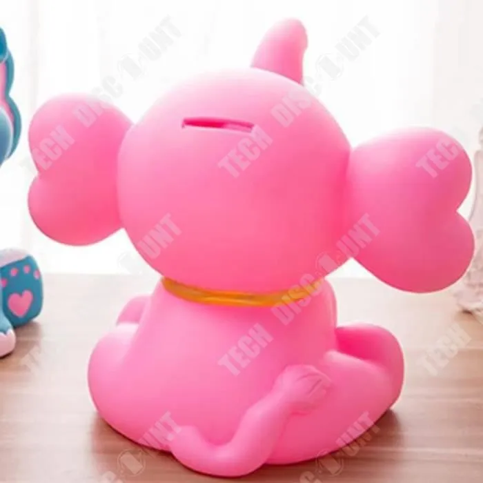 TD® Creative Tirelire Éléphant Dessin Animé Pour Enfants Résine Artisanat Ornement Tirelire Mignon Cadeau-1