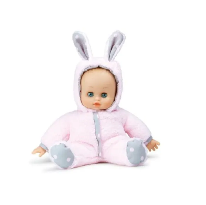 Poupée Bébé Lapinou Petit Collin - 28 cm - Rose - Pour Enfant de 3 Ans et Plus-1