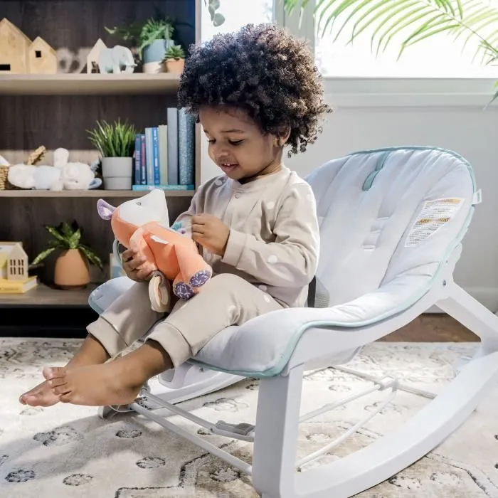 INGENUITY Transat bébé balancelle évolutif 3-en-1 Keep Cozy - Weaver - 3 Positions: arche avec jouets peluches amovible, 0 à 30 mois-3