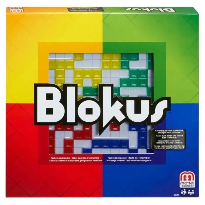 Mattel Games - Blokus - Jeu de Société - 7 ans et + BJV44-0
