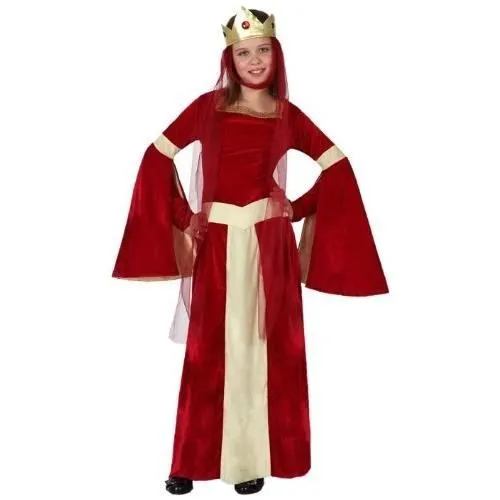 Costume/Déguisement Dame Médiévale ATOSA - Fille - Taille 3 - Rouge-0