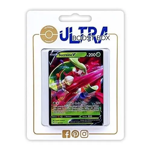 Cartes Pokémon - MY-BOOSTER - SUCREINE V 21-264 - MYBOOST X EPEE ET BOUCLIER 8 - POING DE FUSION - C-0