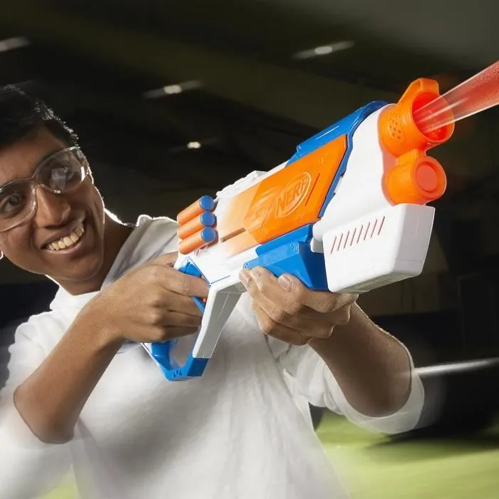 Nerf NSeries blaster Strikeback à fléchette, 18 fléchettes, à partir de 8 ans-4