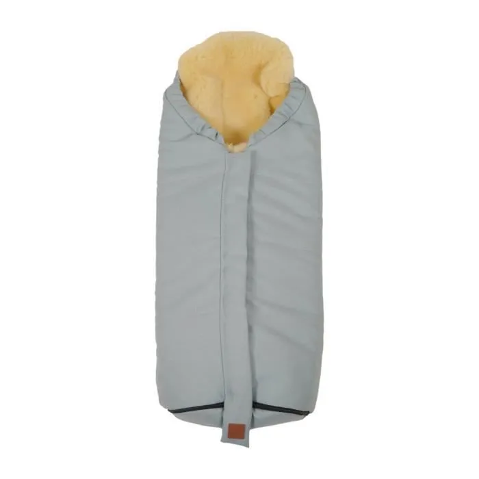 Chancelière en peau d'agneau X-LARGE, vert de glace-3