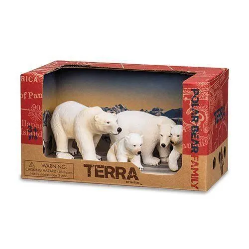 Terra - 44648 - Figurine - Famille de Ours Polaire - AN2731Z-0