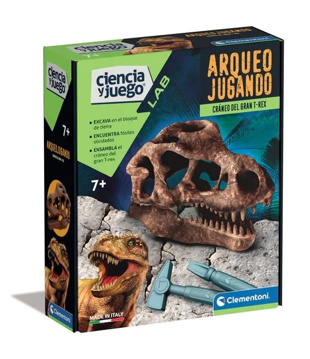 Etude histoire - etude geographie - etude archeologie Clementoni - 55483 - CRANEO T-Rex ARQUEJUGANDO-0