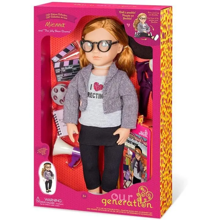 Poupée Deluxe - Our Generation - Mienna - 46 cm - Cheveux Roux - Accessoires Inclus-3