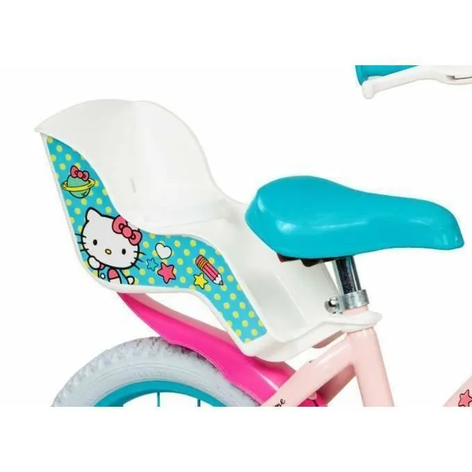 TOIMSA VÉLO 12'' HELLO KITTY ENFANT FILLE, ROSE PÂLE, PETITE TAILLE TO-3