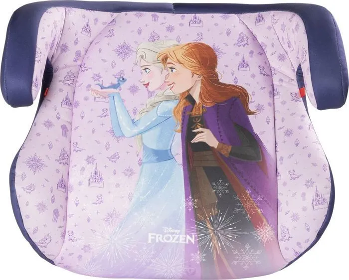 Tataway Siège auto rehausseur Disney Frozen ISOFIX i-Size ECE R129 pour fille, 125-150 cm, graphisme Frozen sur fond bleu-0