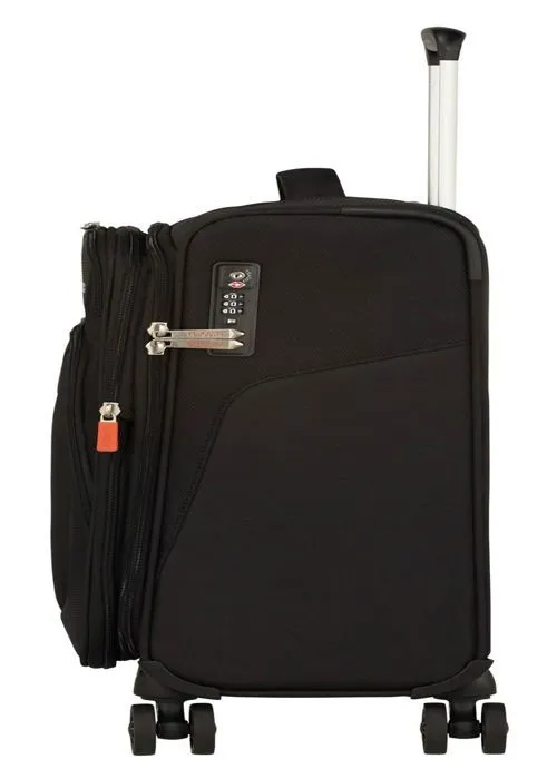 Valise - American Tourister - Summerfunk Spinner 55 - Noir - Semi-rigide - 4 Roulettes 360°-2