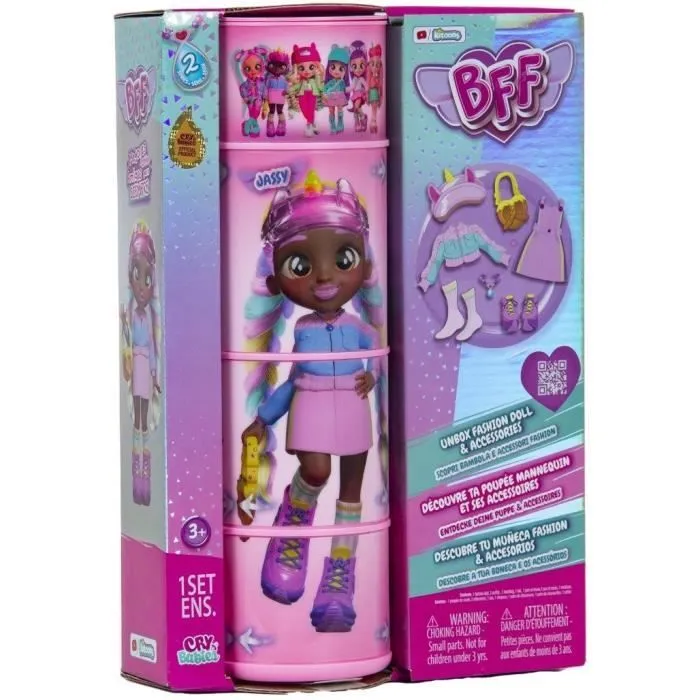 Poupée mannequin BFF Cry Babies IMC TOYS - Série 2 - Jassy - 20cm-2
