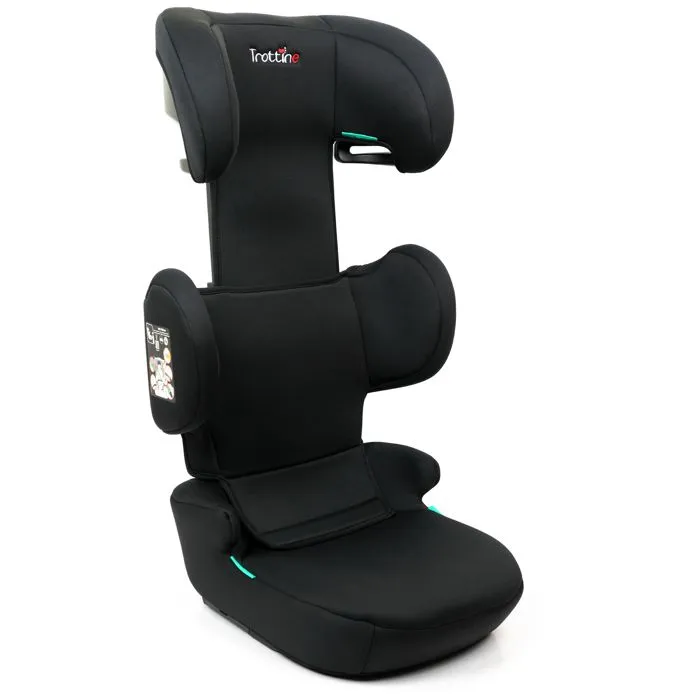 TROTTINE Réhausseur Isofix pliable R129 100-150 cm MANCHESTERFIX Shadow-2