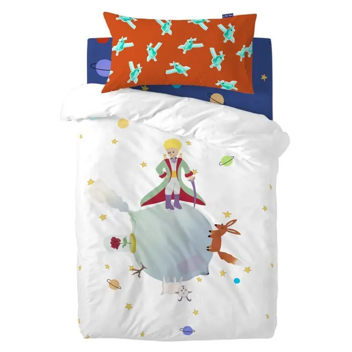 Parure housse de couette 2 pièces Le petit prince 100x120 cm (Berceau)-4