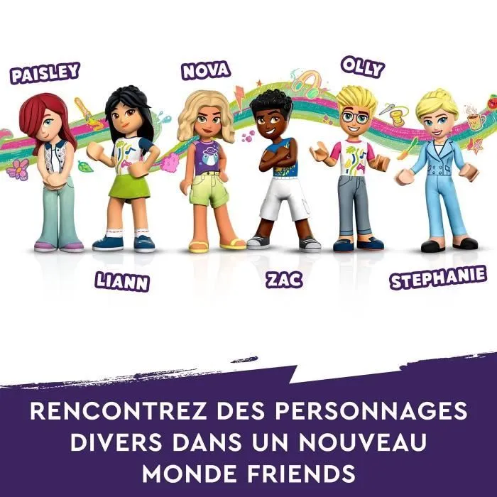 LEGO® Friends 41748 Le Centre Collectif de Heartlake City, Jouet de Construction Modulaire-1