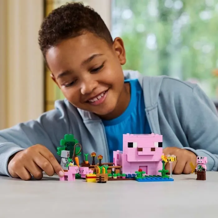 LEGO Minecraft 21268 La maison de Porcelet - Jeu de construction pour fille dès 7 ans-4
