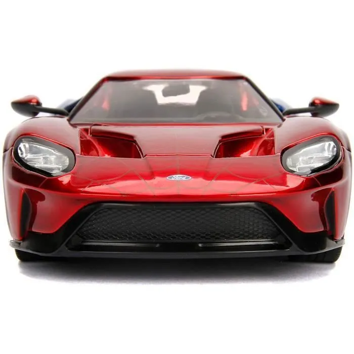 Véhicule miniature Jada Marvel Spiderman 2017 Ford GT 1:24 - Multicolore-2