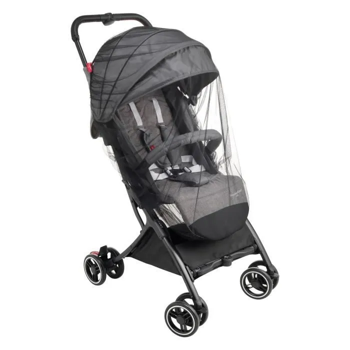 WILLIAM KENT 1733 Moustiquaire Noir pour Poussette Universelle - Compatible sur nacelle - 78 x 45 cm - Dès la naissance-0