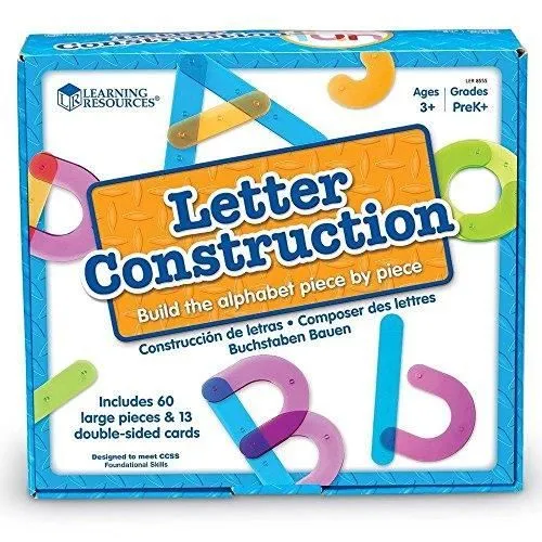 Jeu de construction de lettres - LEARNING RESOURCES - LER8555 - Plastique - A monter soi-même - Enfant-2