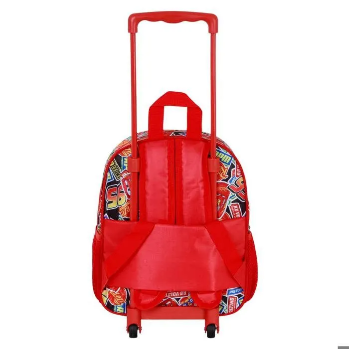 Sac à dos 3D à Roulettes Petit - Disney Cars 3 Racer - Rouge - Taille Unique-3