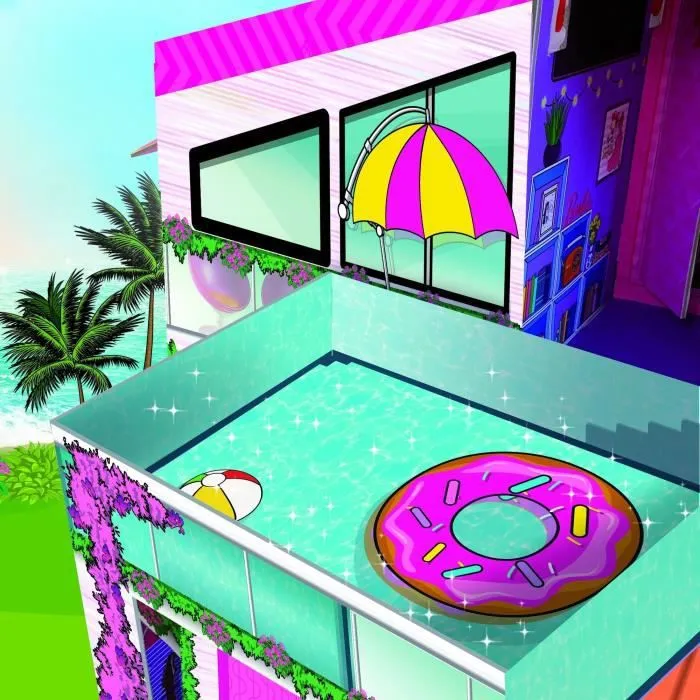BARBIE Dream Summer Villa Pour Enfant - Maison de poupées-2