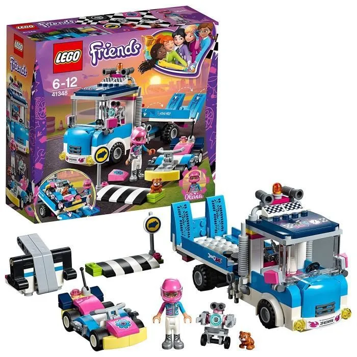 LEGO® Friends 41348 Le Camion de Service + Care truck - Jeu de Construction-1