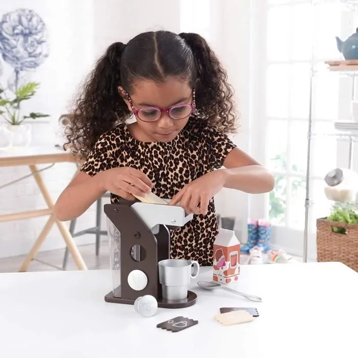 Dinette ensemble machine à café KIDKRAFT - espresso - Set Café - A partir de 3 ans-2
