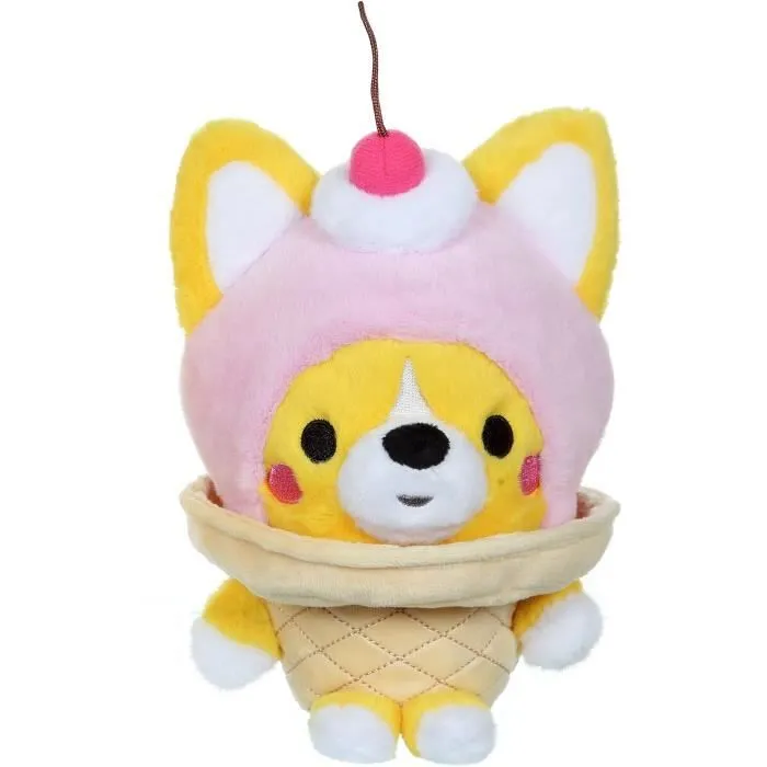 Peluche Little Corgi Cuties - GIPSY TOYS - 20 cm - Glace-0