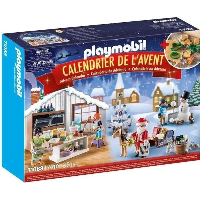 Calendrier de l'Avent PLAYMOBIL - Pâtisserie de Noël - 4 personnages et accessoires-4