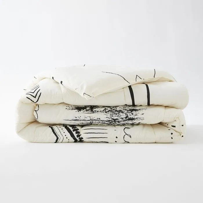 couette imprimée 240 x 220 cm coton imprimé berbere-1
