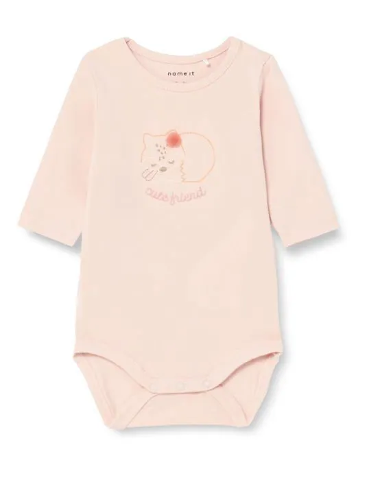 Housse de pyjama bebe - range-pyjama Name it - 13221317 - NBFOHRA LS Body Box, Pyjama Petite Fille, Rose Smoke,-0