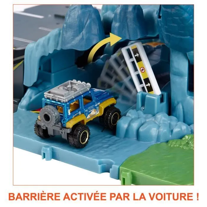 Matchbox-Action Drivers-Coffret Piste Volcan avec sons et lumières HHW21-3
