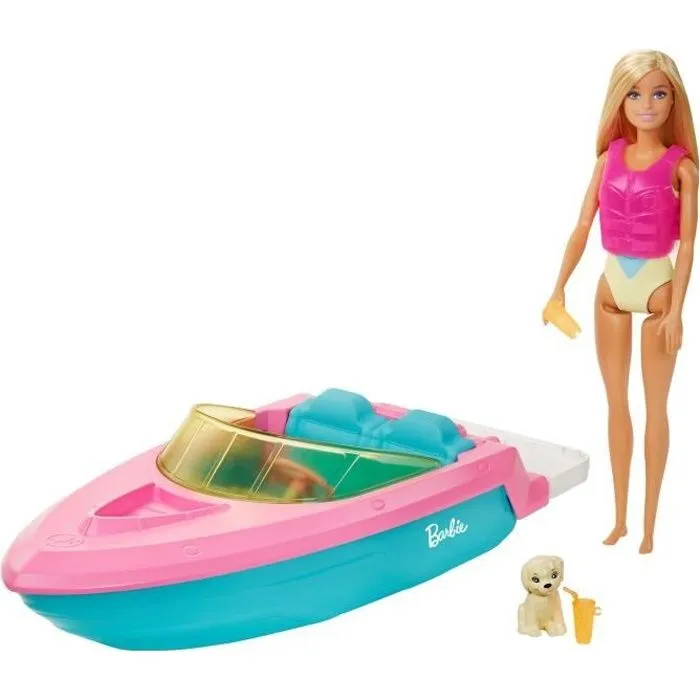 BARBIE Barbie et son Bateau-0