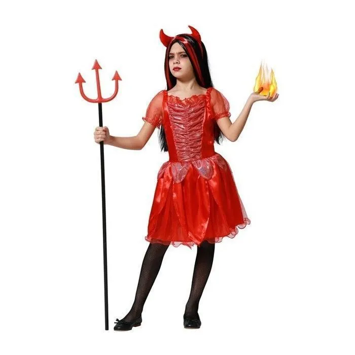 Déguisement Fille Diablesse Brillante-0