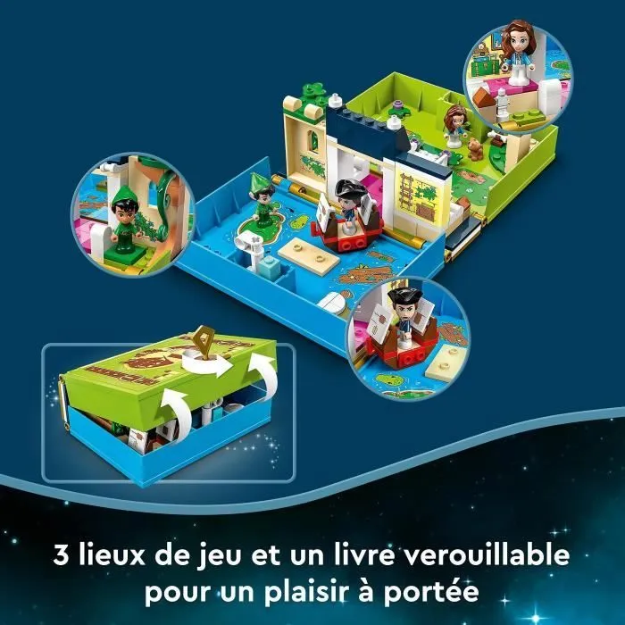 LEGO Disney 43220 Les Aventures de Peter Pan et Wendy dans un Livre de Contes-1