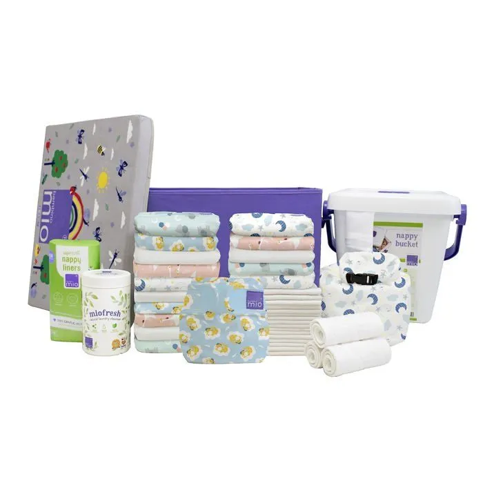 Bambino mio - DUOCOMP DRM - , Mioduo Kit Complet de Couches Lavables, Au Pays des Reves-0