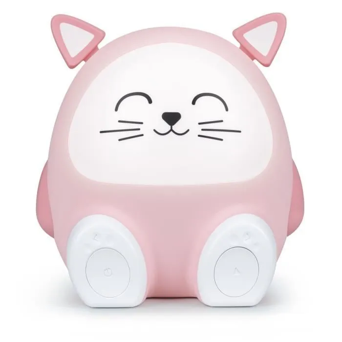 Enceinte lumineuse & veilleuse - BIGBEN - Chat - Bluetooth 5.0, 15W, Veilleuse réglable, Minuterie, Batterie USB-C-7