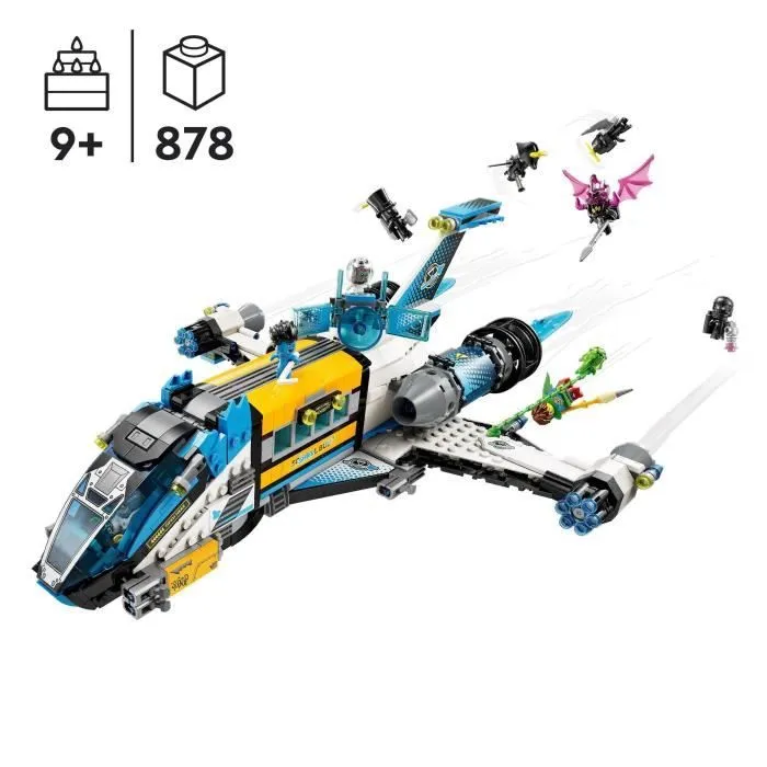 LEGO® DREAMZzz 71460 Le Bus de l’Espace de M. Oz, Jouet de Vaisseau Spatiale 2-en-1, avec Z-Blob-1