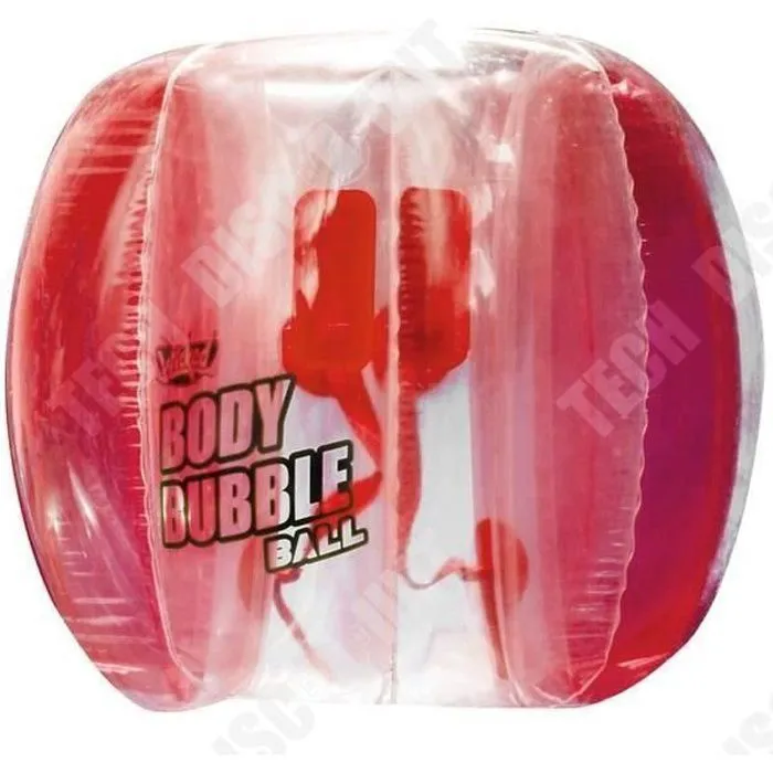 Ballon Gonflable TD® - Football Bubble pour Enfants et Adultes - Rouge-0