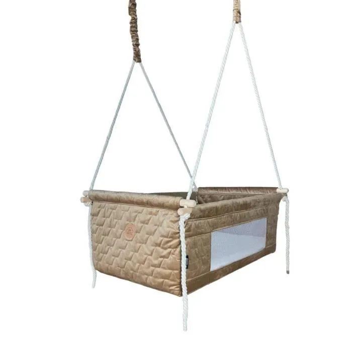 Smart memories - 5906090726217 - Berceau Bébé - Lit Suspendu - Beige-1