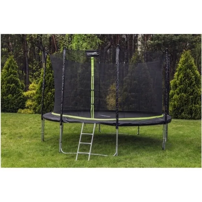Lit élastique - Trampoline Sport Pro, Diamètre 426 cm, Vert-2