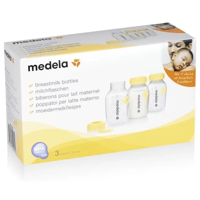 Medela Biberons Lait Maternel 150ml Boite de 3-2
